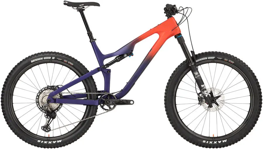 Salsa Rustler Carbon Xtr Bike - Orange/Purple Fade 1