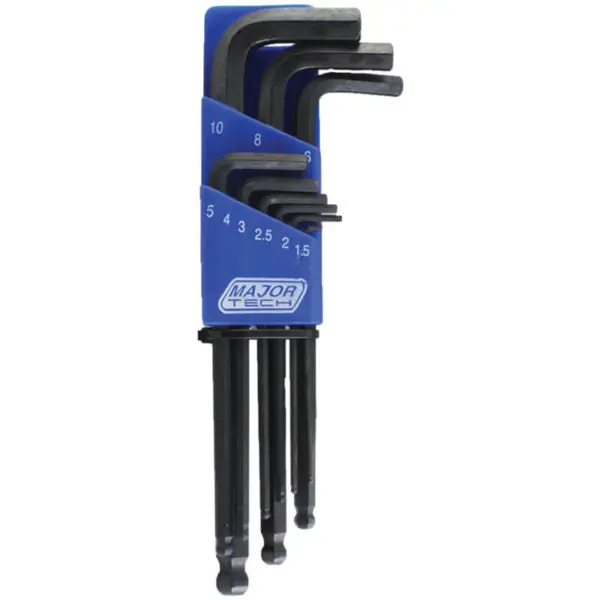 Major Tech Bphk0308 Ball Point Metric Hex Key Set 1