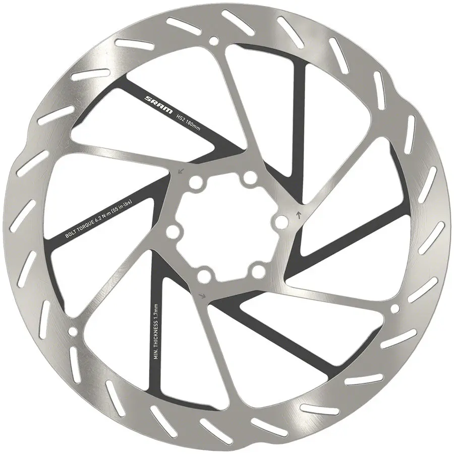 Sram Rotor Hs2 6-Bolt Rounded 180Mm 1
