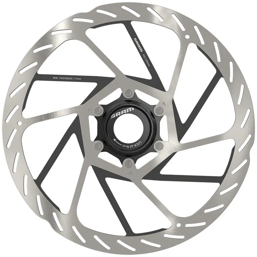 Rotor Hs2 220Mm Center Lock (Lockring Sold Separately) Rounded 1