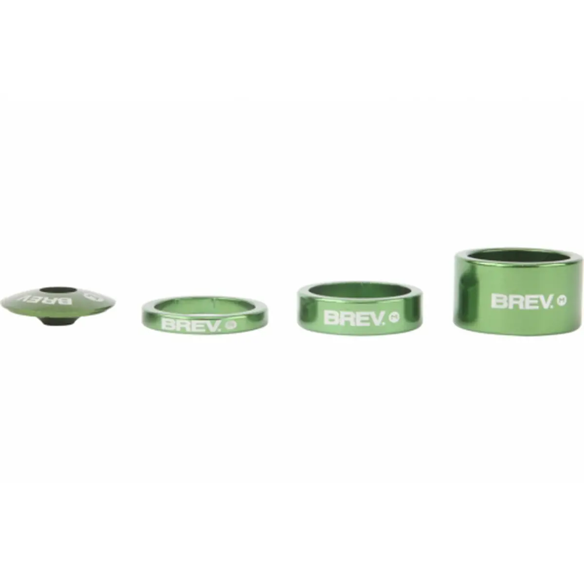 Brev Headset Spacer Kit Grn 1