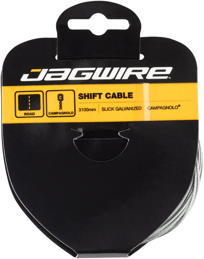 Jagwire Sport Shift Cable - 1.1 X 3100Mm Slick Galvanized Steel For Campagnolo Tandem 1