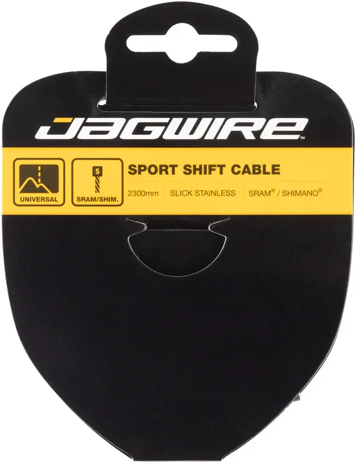 Jagwire Sport Shift Cable - 1.1 X 2300Mm Slick Stainless Steel For Sram/Shimano 1