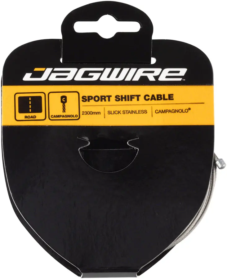 Jagwire Sport Shift Cable - 1.1 X 2300Mm Slick Stainless Steel For Campagnolo 1