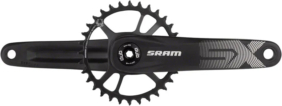 Sram Crankset Sx Eagle Dub 12S W Direct Mount 32T X-Sync 2 Steel Chainring A1 1