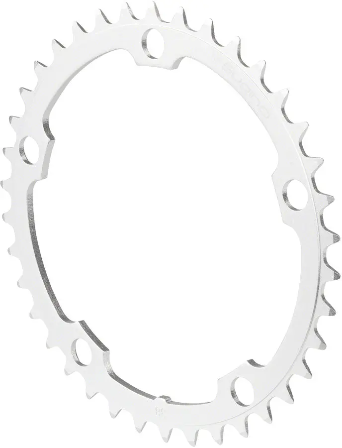 Sugino 44T X 130Mm 5-Bolt Chainring Anodized Silver 1