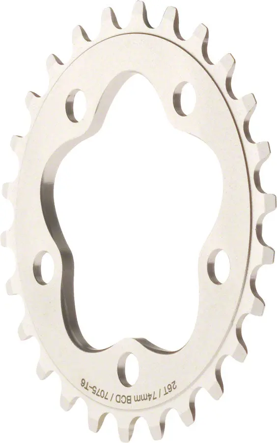 Dimension 28T X 74Mm Inner Chainring Silver 1