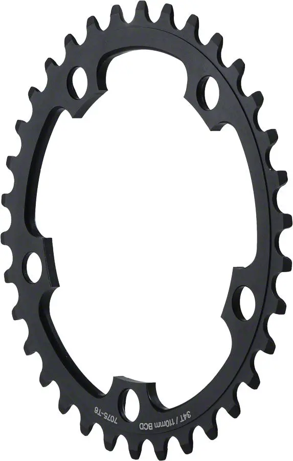 Dimension 34T X 110Mm Chainring Black 1