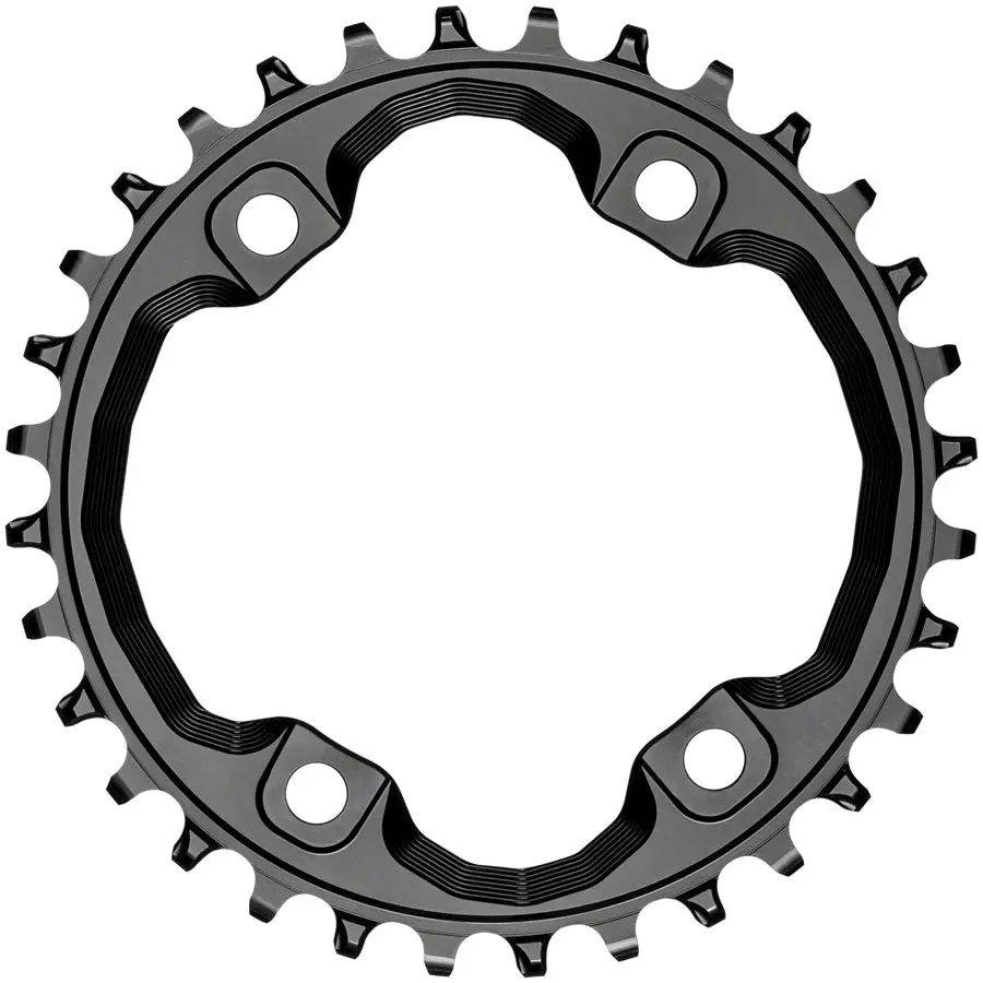 Absoluteblack Round 96 Bcd Asymmetric Chainring For Shimano Xt M8000/Slx M7000 1