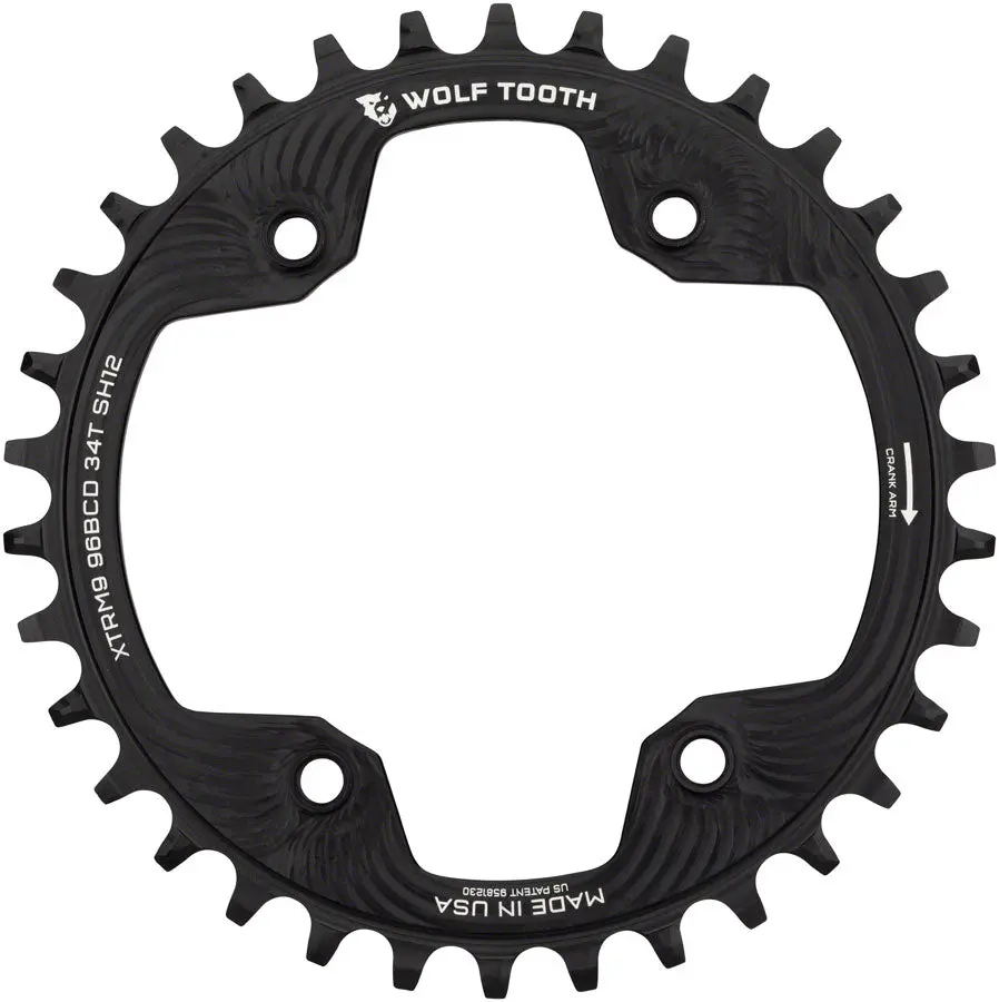 Wolf Tooth Shimano Xtr M9000 96 Bcd Asymmetrical Hyperglide + Chainrings 2