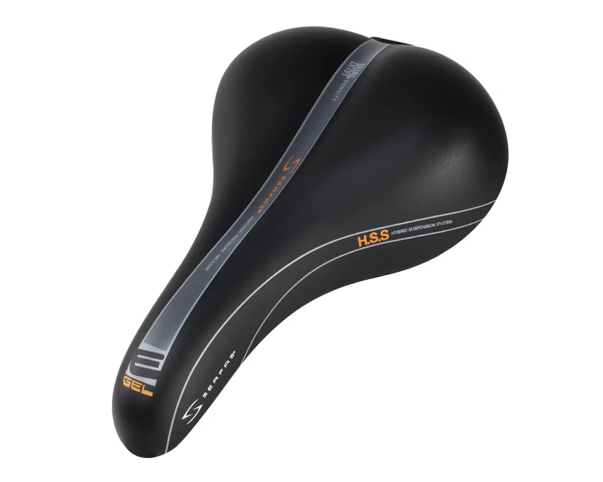Serfas Dual Density E-Gel Saddle Mens Vinyl 1