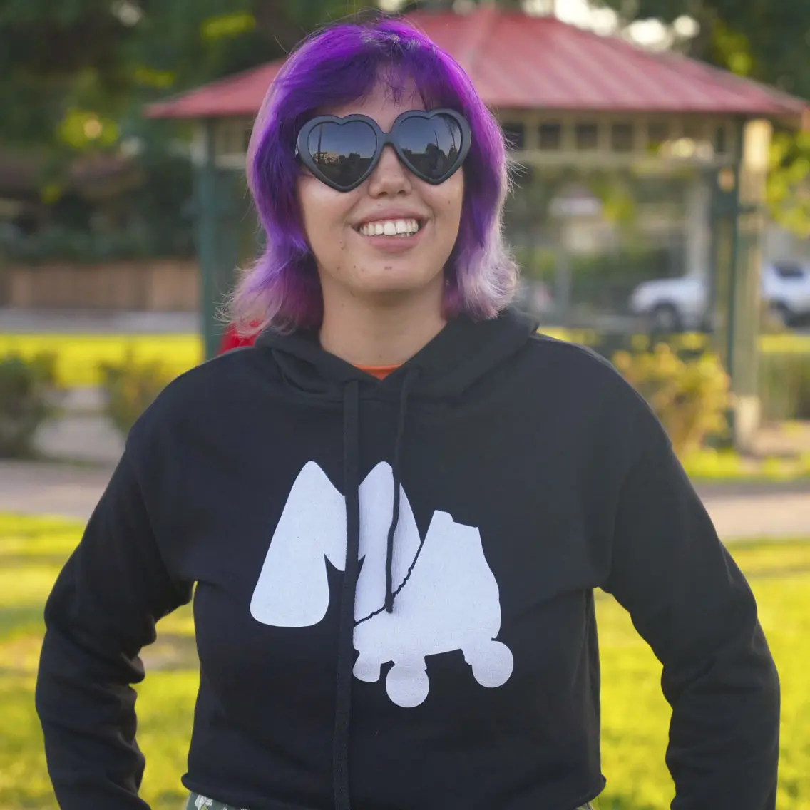 Skate-Cation Crop Hoodie 2