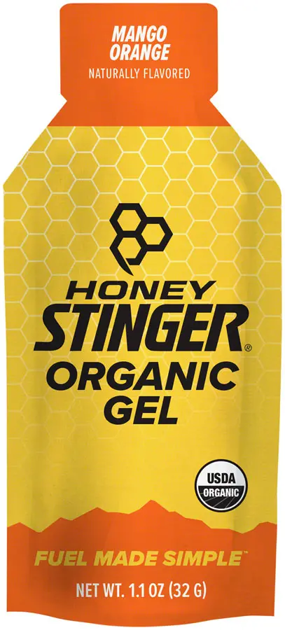 Honey Stinger Organic Energy Gel - Mango-Orange Box Of 24 2
