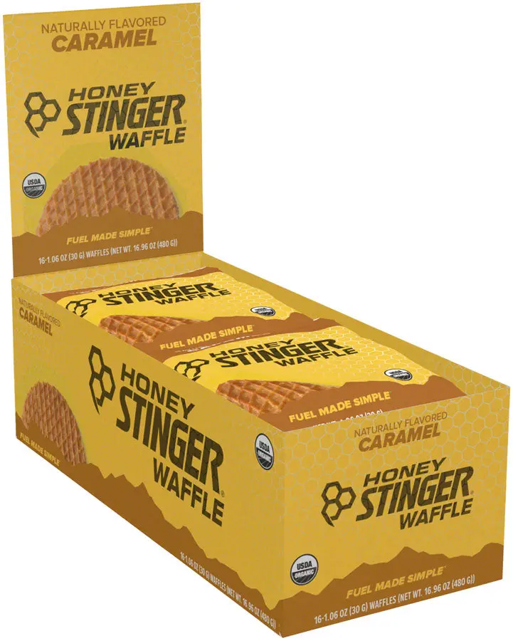 Honey Stinger Organic Waffle: Caramel, Box Of 16 1