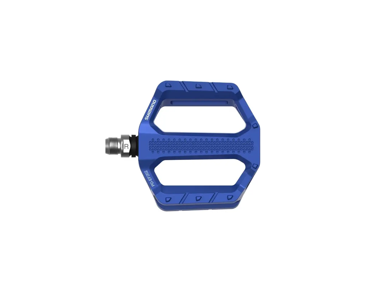 Shimano Pd-Ef202 Flat Pedal Blu 1