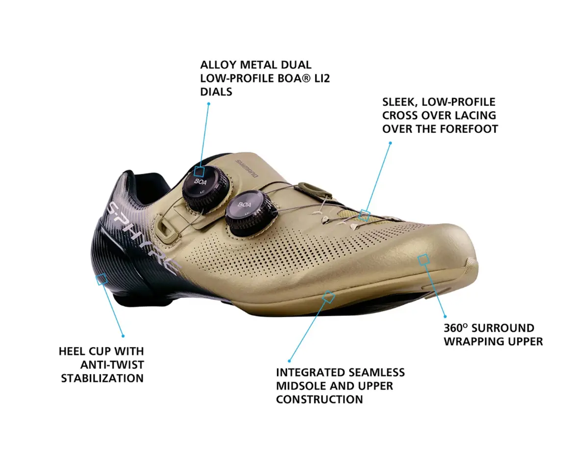 Shimano S-Phyre Sh-Rc903s Shoe Champagne (Limited Edition) 2