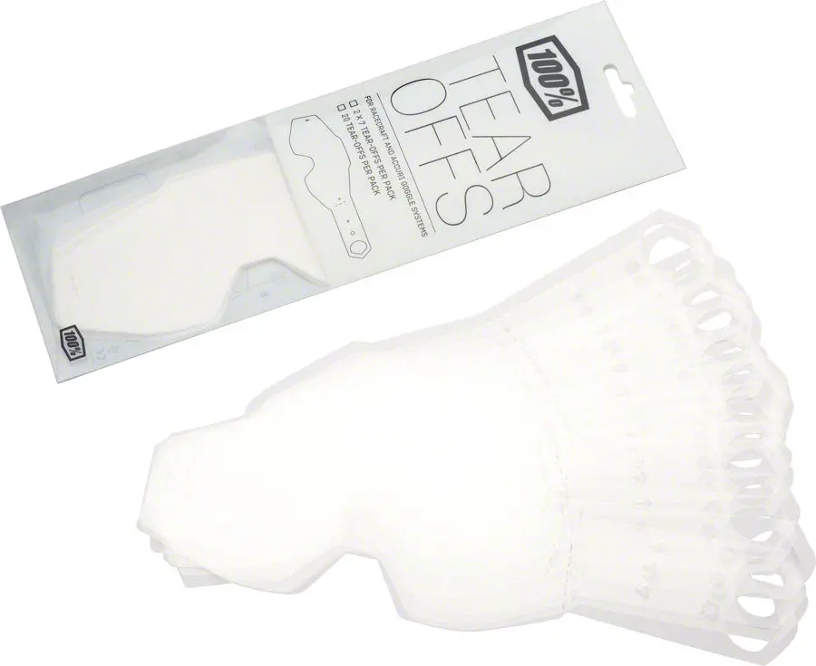 100% Lens Tear-Offs 1