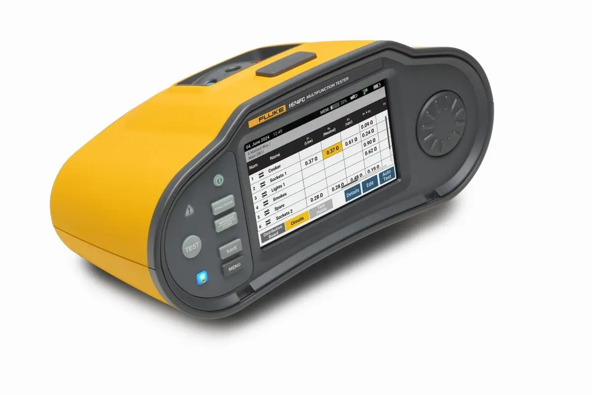 Fluke 1674 Fc Installation Multifunction Tester W/ Trutest Software 1