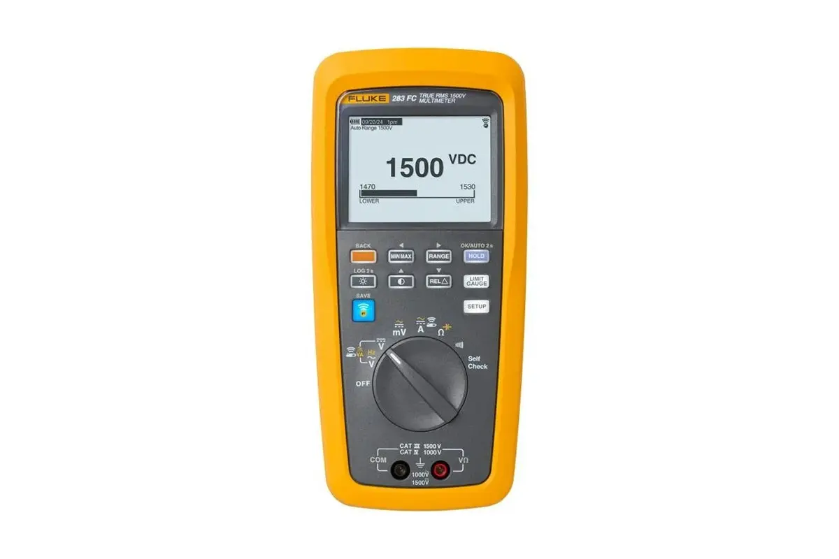 Fluke F283fc/Apac Cat Lll 1500V Cat Iv 1000V True-Rms Wireless Multimeter 1