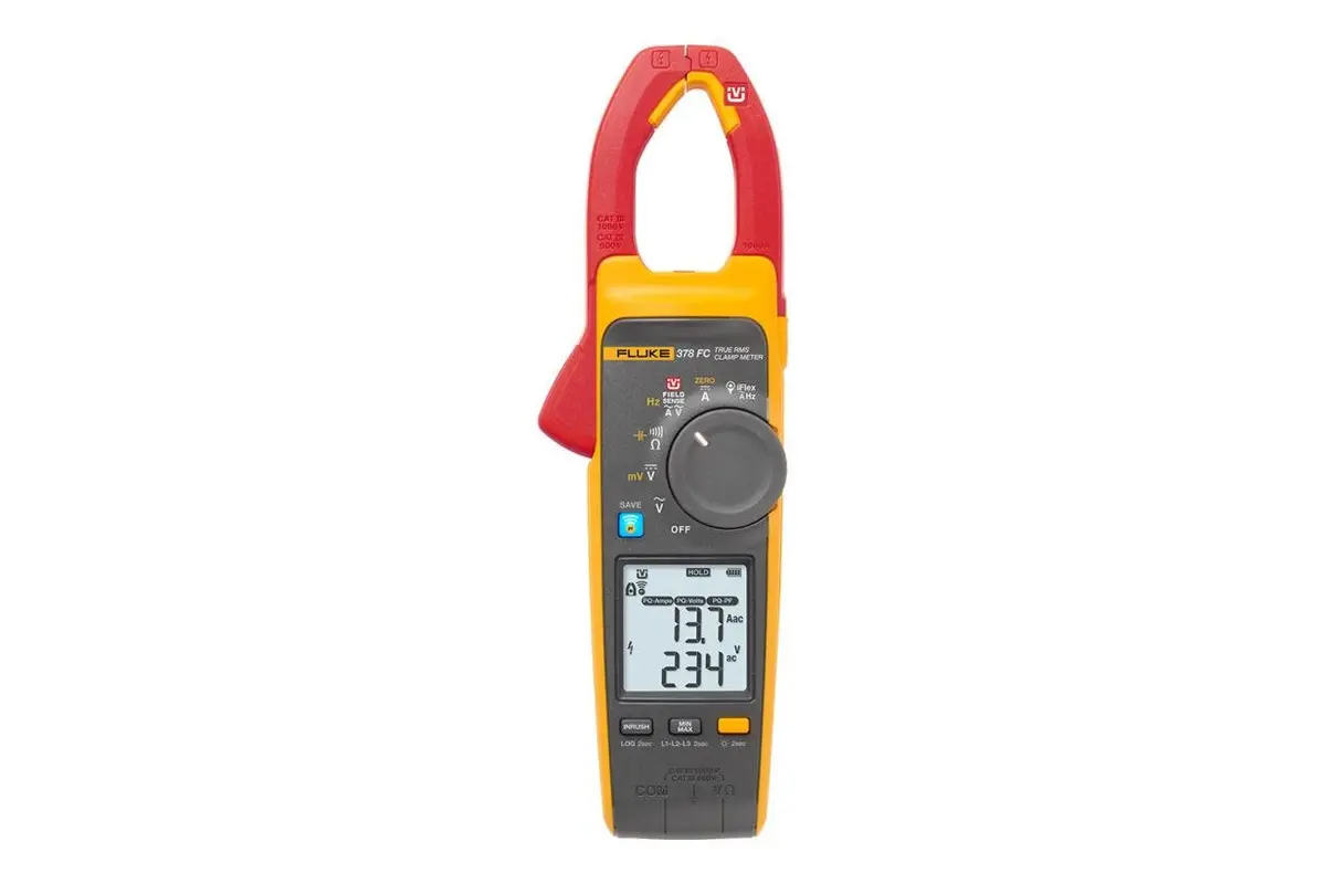 Fluke-378 Fc 1000A Ac/Dc Trms Noncontact Voltage Wireless Clamp W/ Pq Indicator, Iflex 1