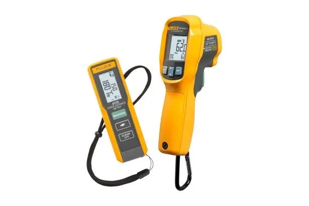 Fluke 417D Laser Distance Meter / 62 Max+ Ir Thermometer Kit 1