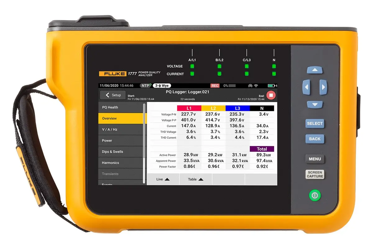 Fluke 1775 Basic, Power Quality Analyzer 1