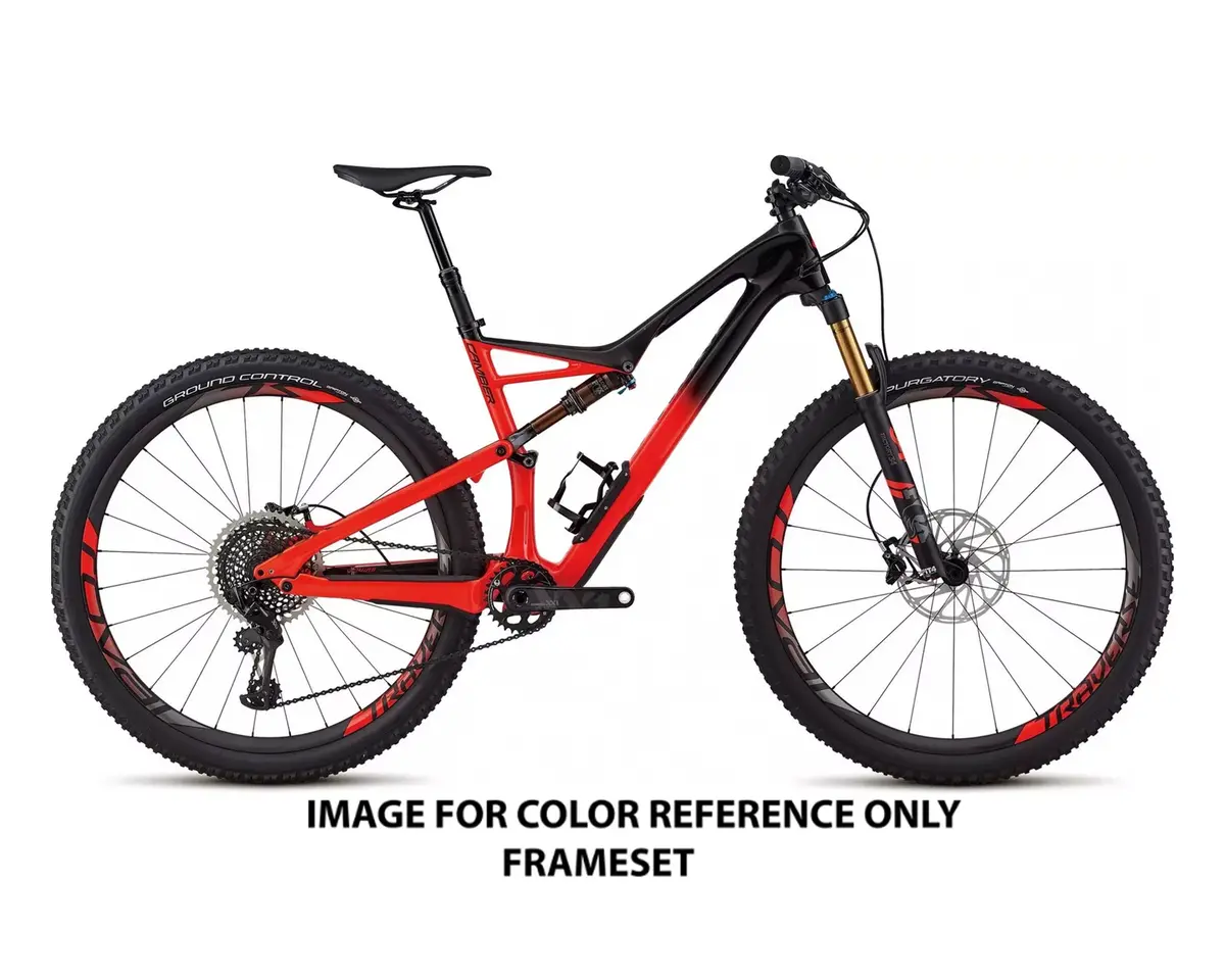 2018 Specialized S-Works Camber Fsr Carbon 29 (Frameset Only) Blk/Rktred Sm 1