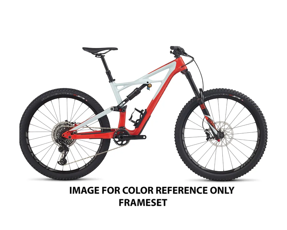 2017 Specialized Enduro Fsr Pro Carbon 650B (Frameset Only) Rktred/Bbyblu/Blk Sm 1
