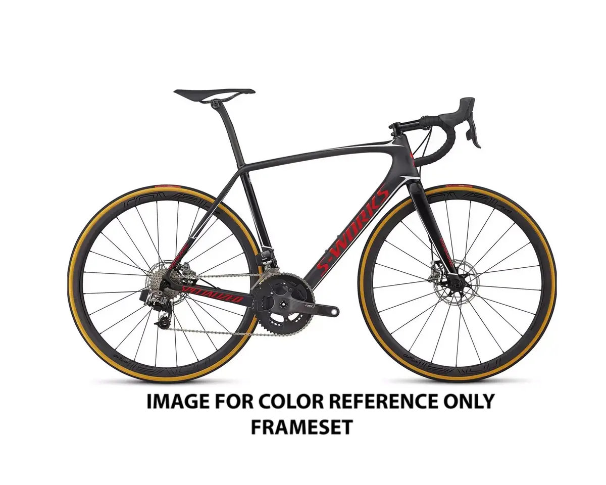 2017 Specialized S-Works Tarmac Disc (Frameset Only) Carb/Flored/Metwht 1
