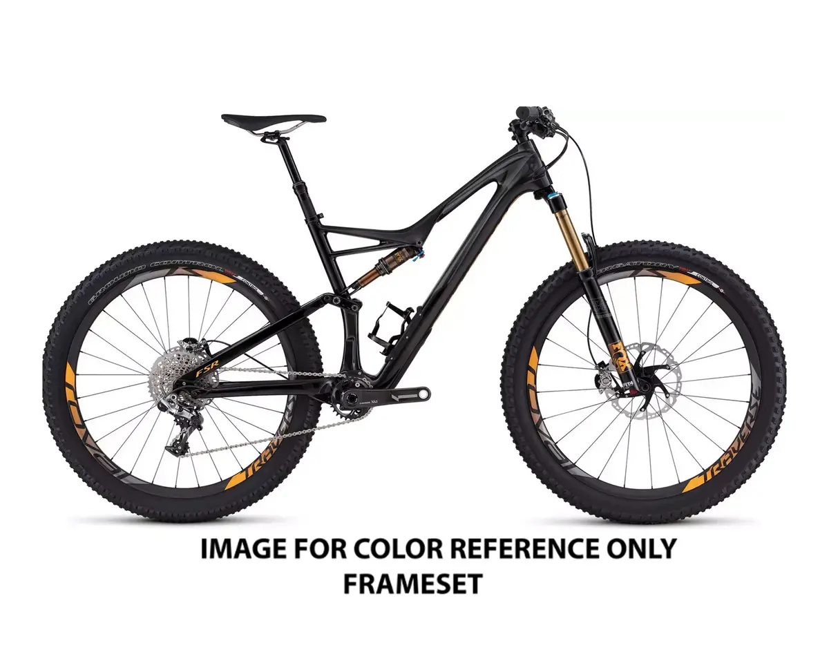 2016 Specialized S-Works Sj Fsr Carbon 6Fattie (Frameset Only) Carb/Char/Gldorg Lg 1