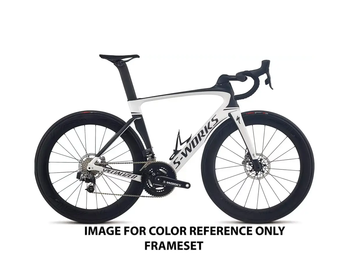 2017 Specialized S-Works Venge Disc Vias (Frameset Only) Metwht/Carb/Blk 61Cm 1