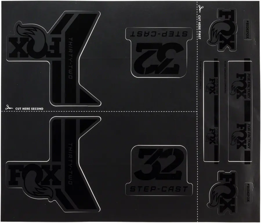 Fox Step Cast Decal Kit 1