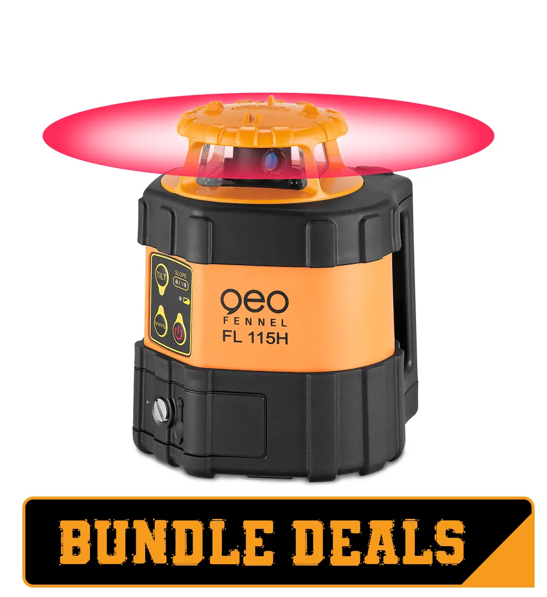 Geo-Fennel Fl 115H Horizontal Rotating Laser Level Kit 5