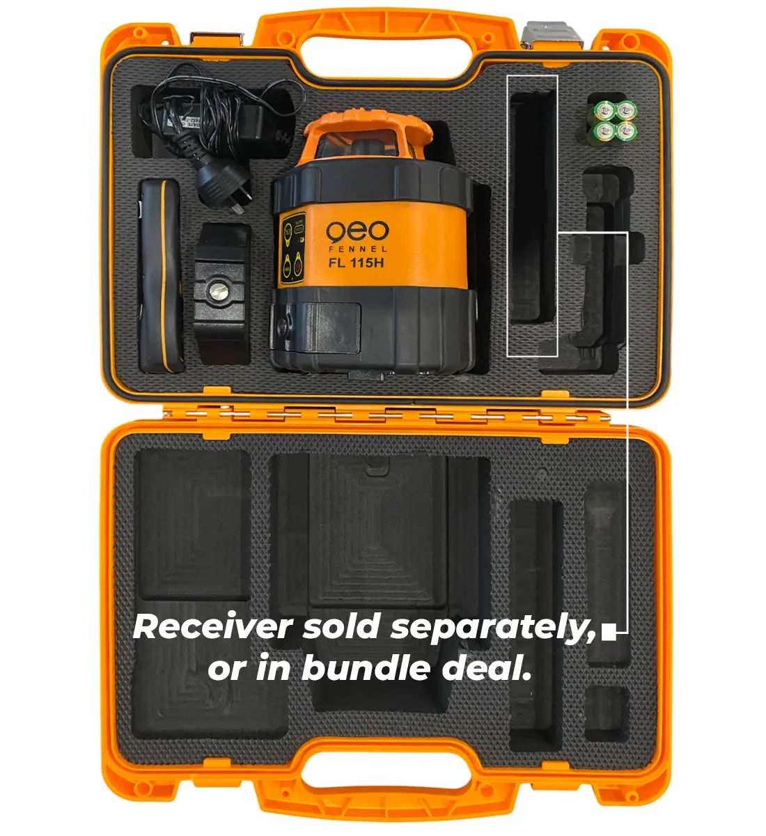 Geo-Fennel Fl 115H Horizontal Rotating Laser Level Kit 5