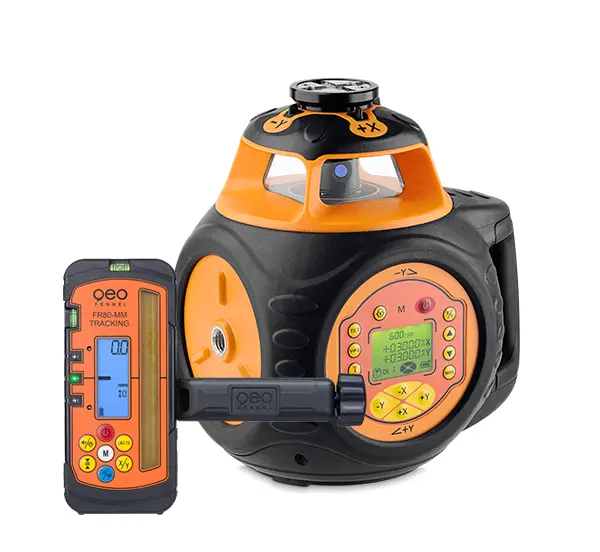 Geo-Fennel Fl 510Hv-G Tracking (Lc 2) Dual Grade Rotating Laser With Fr 80 Mm Tracking Receiver 1