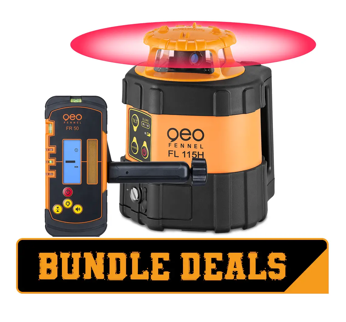 Geo-Fennel Fl 115H Horizontal Rotating Laser Level Kit 1