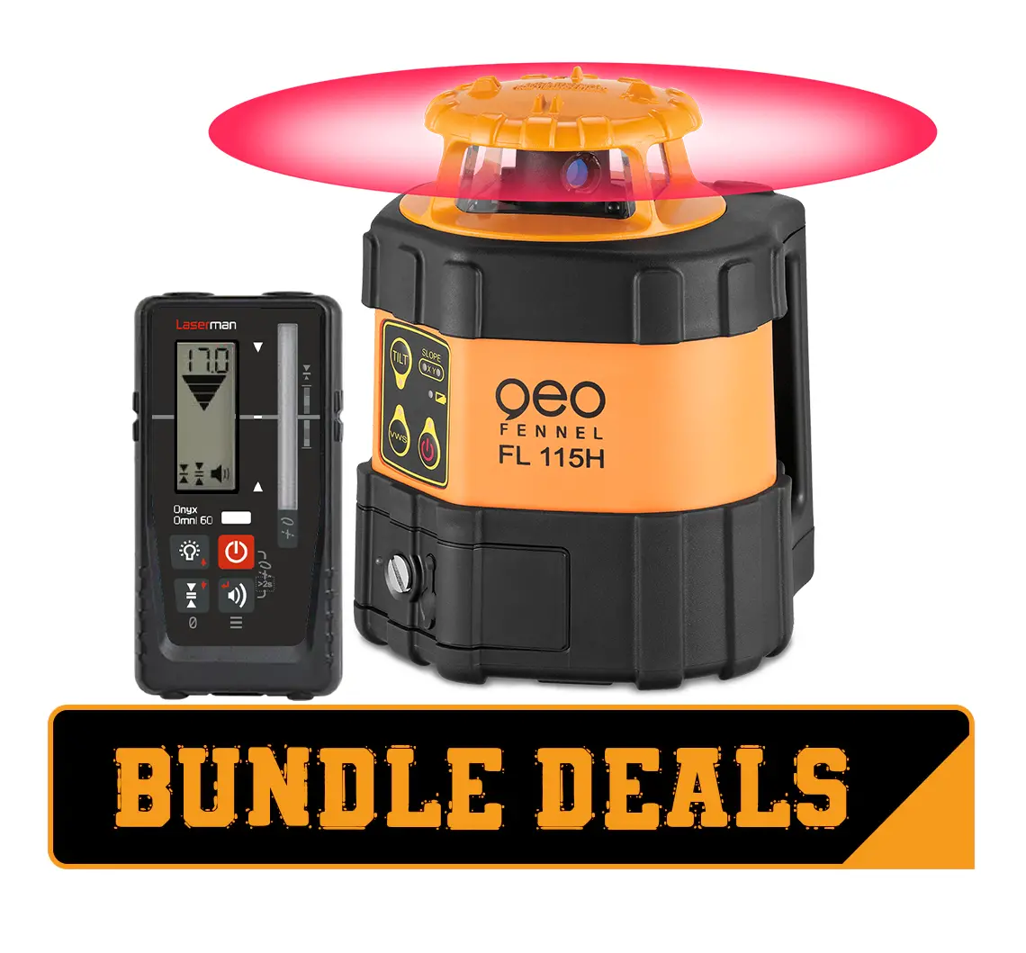 Geo-Fennel Fl 115H Horizontal Rotating Laser Level Kit 4