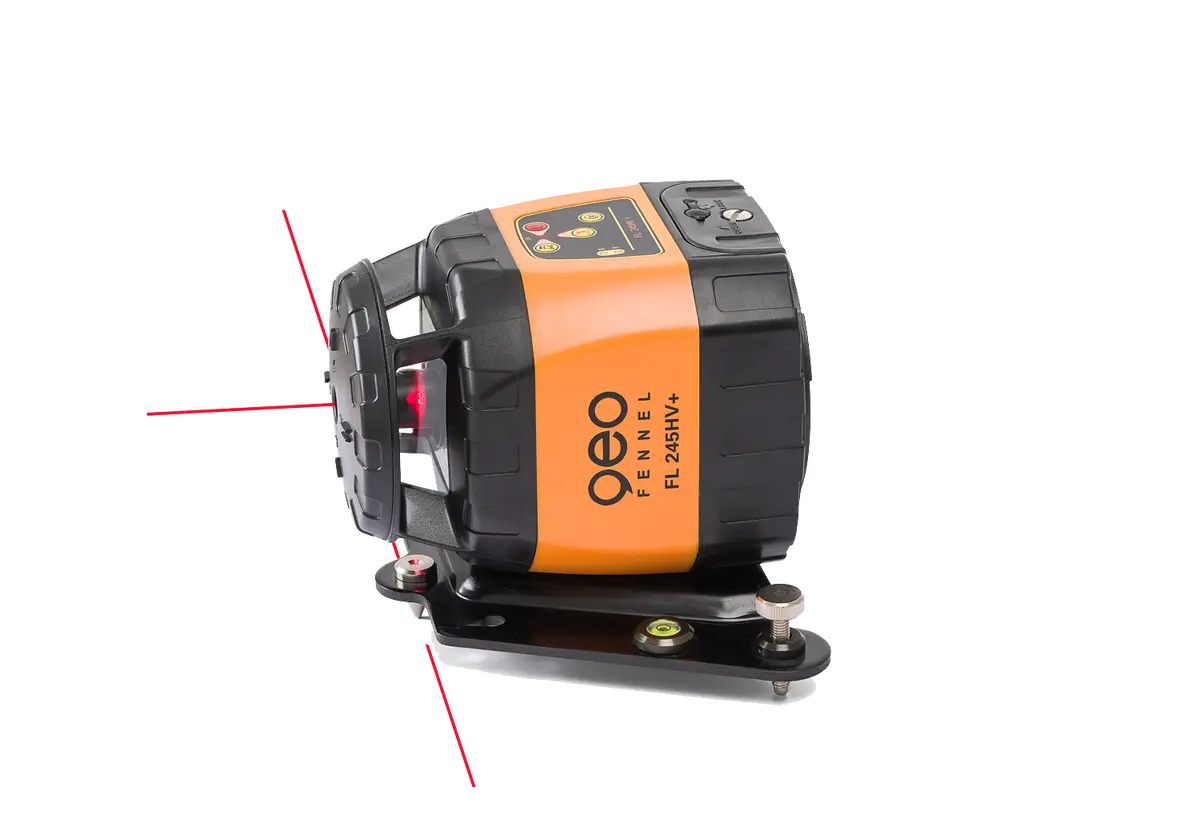 Geo-Fennel Fl 245Hv+ & Fr-Dist 30 Rotating Laser Level With Receiver 2
