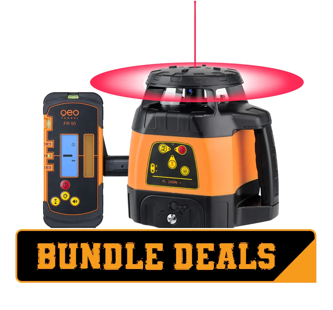 Geo-Fennel Fl 245Hv+ Rotating Laser Level With Receiver 1
