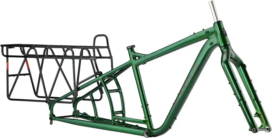 Salsa Blackborow Fat Bike Frame - Green 1
