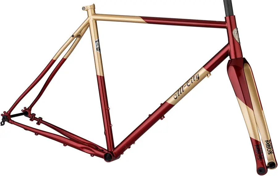 All-City Cosmic Stallion Frame - Currant And Cream 1