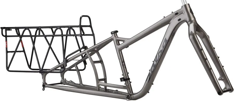Salsa Blackborow Fat Bike Frameset - Gun Metal 1