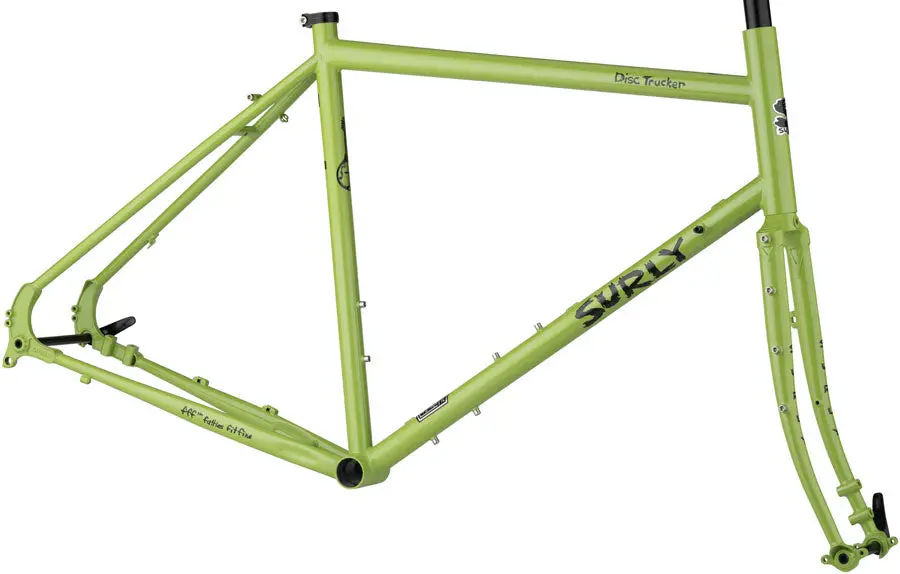 Surly Disc Trucker Frameset - Pea Lime Soup 26 1
