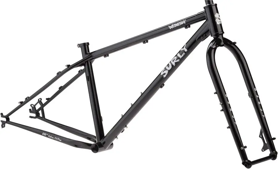 Surly Wednesday Frameset - Trevor's Closet Black 1