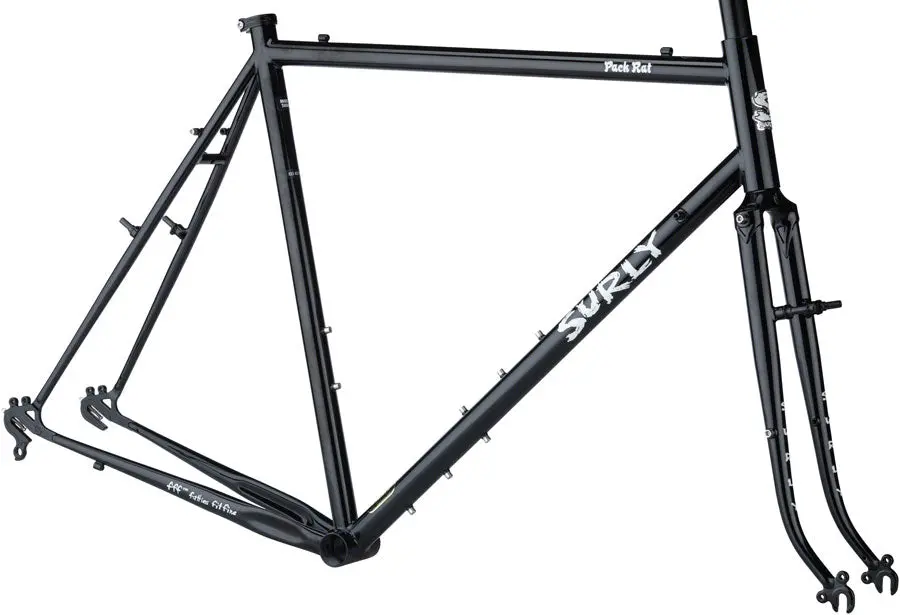 Surly Pack Rat 26" Frameset - Hi-Vis Black 1