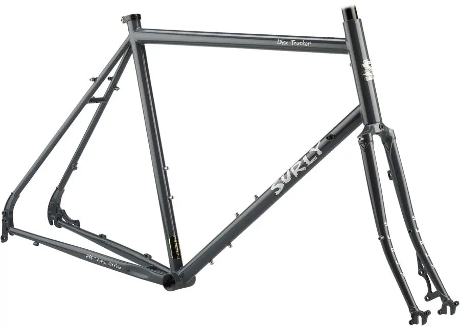 Surly Disc Trucker 26" Bituminous Gray Frame 1