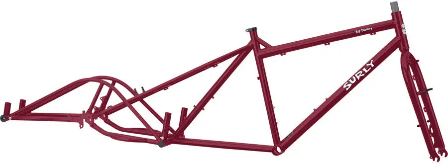 Surly Big Dummy Frameset - Dark Side Of The Maroon 1