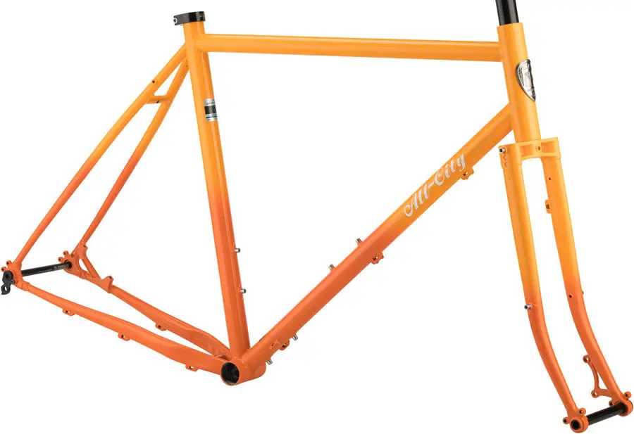 All-City Gorilla Monsoon Frame - Orange Fade 1