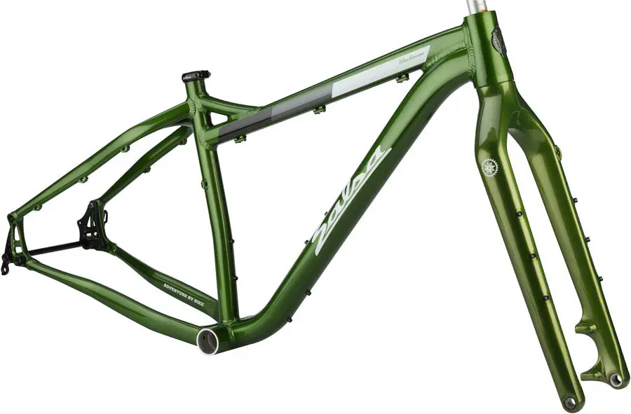 Salsa Blackborow Fat Bike Frameset - Green 1