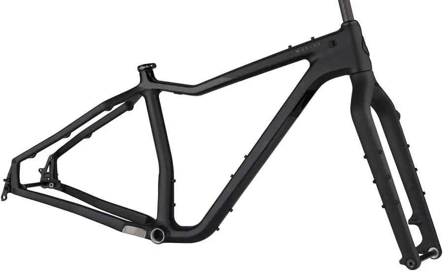 Salsa Mukluk Carbon Black Fat Bike Frame 1